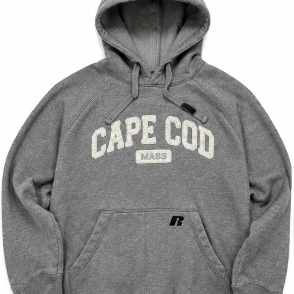 Russell-athletic Men's Grey Hoodie
